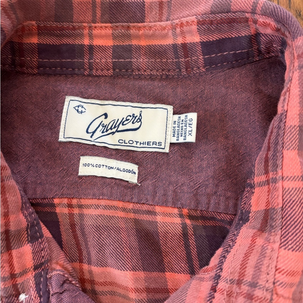 Grayers Plaid Button Down - image 2